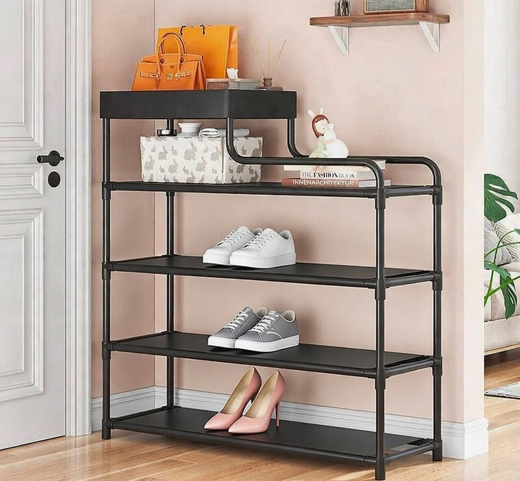 Zapatera Estilo L 5 Niveles Metalica