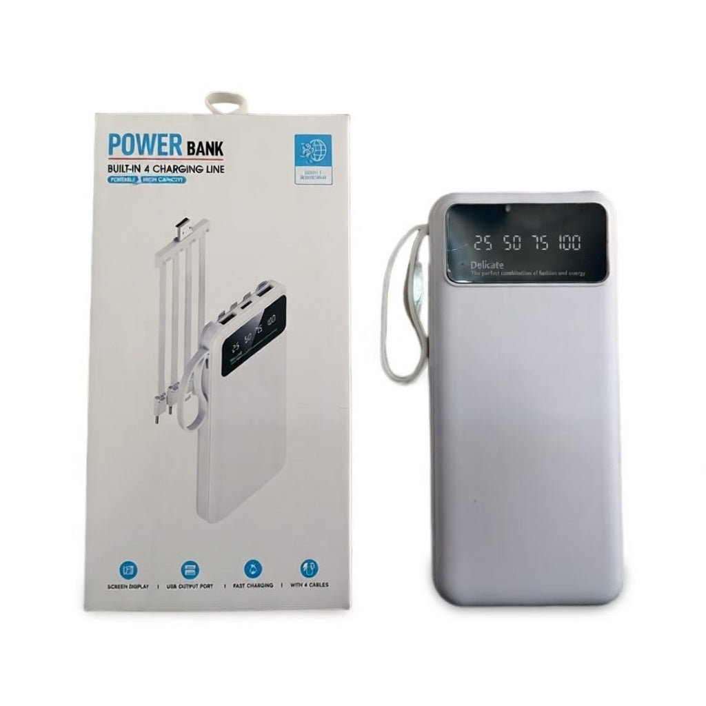 POWER BANK 4 CABLES