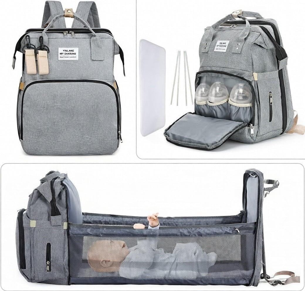 PAÑALERA  Y CUNA  3 EN 1 IMPERMEABLE